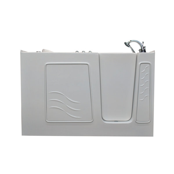 Therapeutic Tubs Tucson 60'' x 30'' Walkin Air Fiberglass Bathtub with